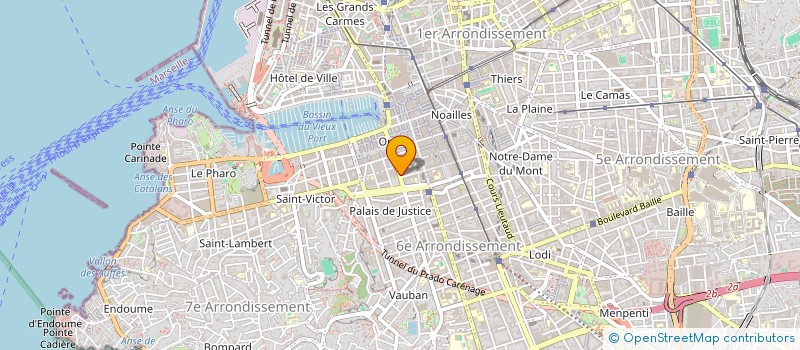 localisation de l'entreprise SCI DE L'ATELIER à MARSEILLE