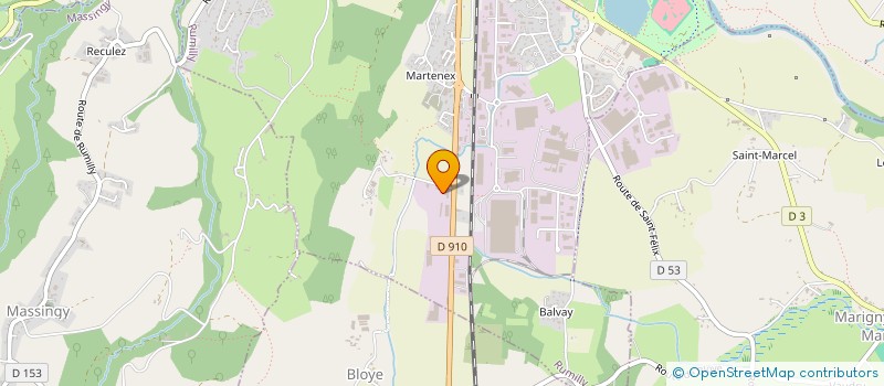 localisation de l'entreprise SCI DE L'ATELIER  RUMILLY