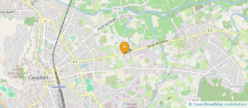 localisation de l'entreprise SCI DE L'ATELIER  CAVAILLON