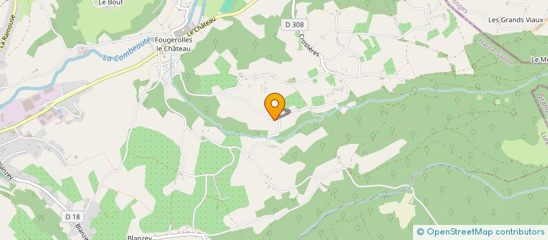 localisation de l'entreprise SCI DE L'ATELIER  FOUGEROLLES-SAINT-VALBERT