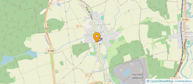 localisation de l'entreprise SCI DE L'ATELIER  ASPACH