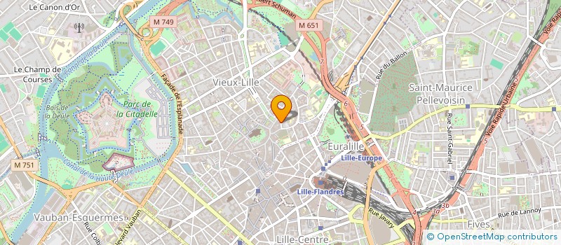 localisation de l'entreprise SCI DE L'ATELIER DE LA RUE DE LA RAPINE à LILLE