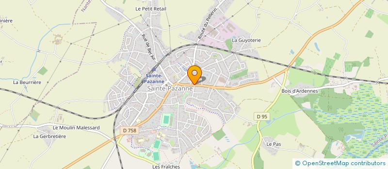 localisation de l'entreprise SCI DE L ATLANTIQUE  SAINTE-PAZANNE