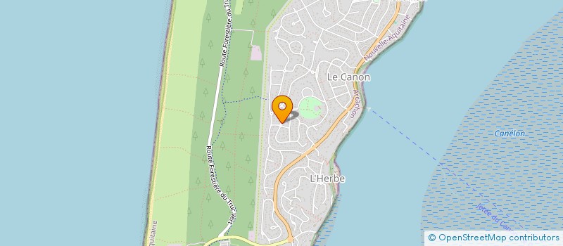 localisation de l'entreprise SCI DE L'ATLANTIQUE à LEGE-CAP-FERRET