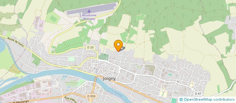localisation de l'entreprise SCI DE L'ATLANTIQUE à JOIGNY