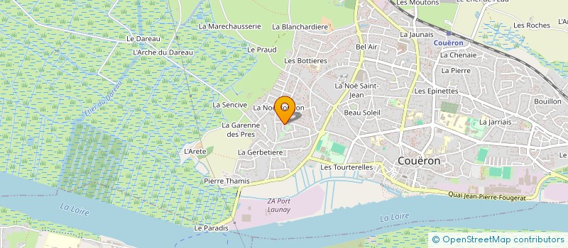 localisation de l'entreprise SCI DE L'ATLANTIQUE à COUERON
