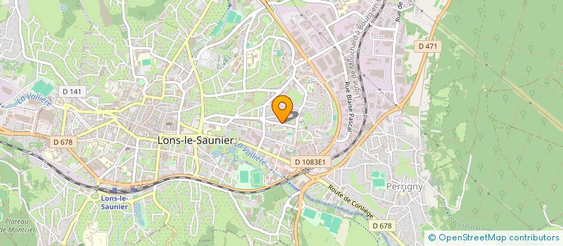 localisation de l'entreprise SCI DE L ATLAS  LONS-LE-SAUNIER