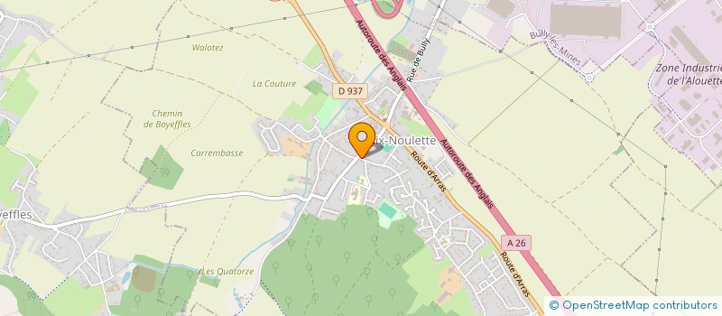 localisation de l'entreprise SCI DE L ATRIUM  AIX-NOULETTE