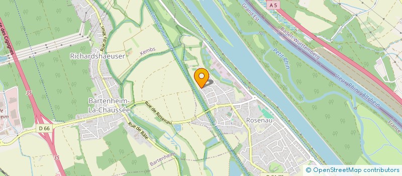 localisation de l'entreprise SCI DE L'AU  ROSENAU