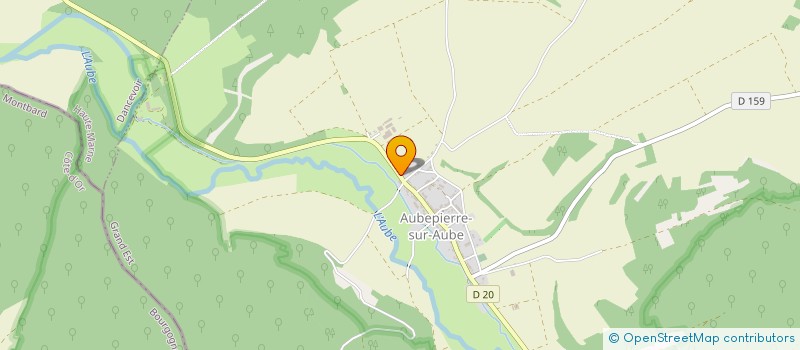 localisation de l'entreprise SCI DE L'AUBE à AUBEPIERRE-SUR-AUBE