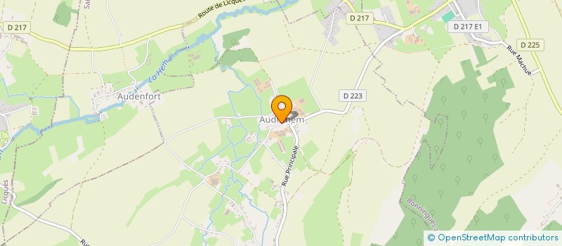 localisation de l'entreprise SCI DE L'AUBE  LONGUENESSE