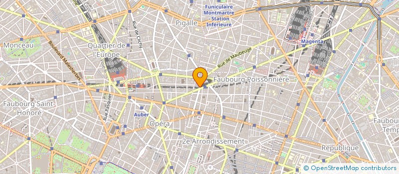 localisation de l'entreprise SCI DE L'AUBE WASHINGTON  PARIS