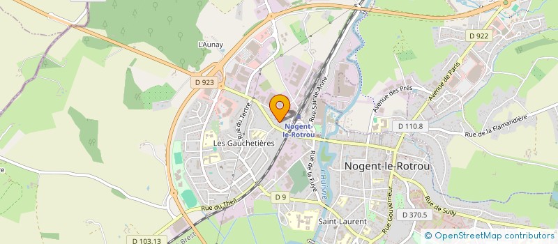 localisation de l'entreprise SCI DE L AUBEPINE à NOGENT-LE-ROTROU