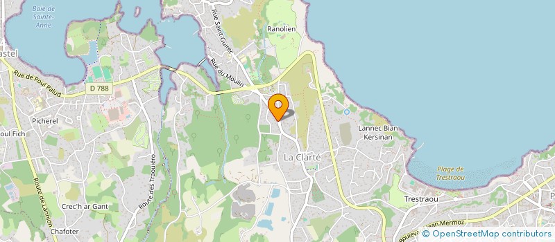 localisation de l'entreprise SCI DE L AUBERGE  PERROS-GUIREC