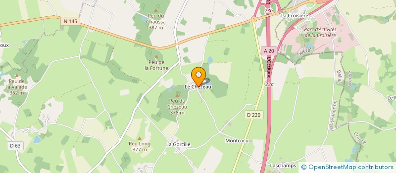 localisation de l'entreprise SCI DE L'AUBERGE DE BRAUWER à SAINT-AMAND-MAGNAZEIX