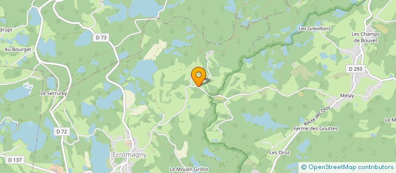 localisation de l'entreprise SCI DE L AUBERGE DE LA CHAMPAGNE  ECROMAGNY