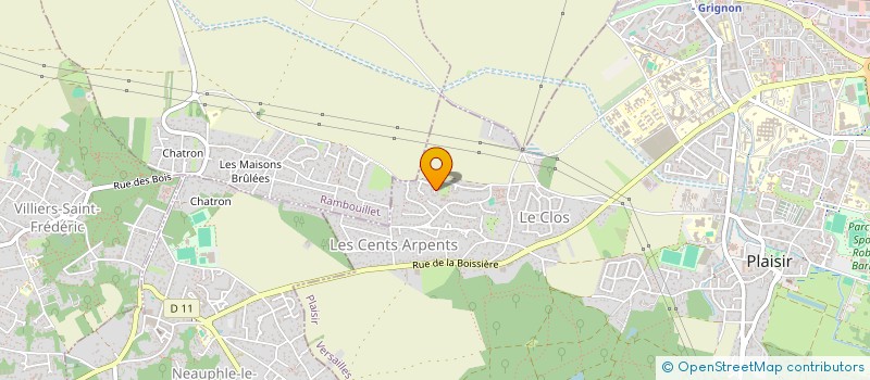 localisation de l'entreprise SCI DE L AUBERGE STE APPOLINE  PLAISIR