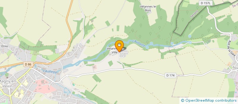 localisation de l'entreprise SCI DE L AUBETTE  MAGNY-EN-VEXIN