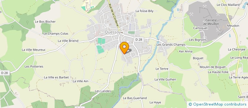 localisation de l'entreprise SCI DE L'AUBIER FLEURI à QUESSOY