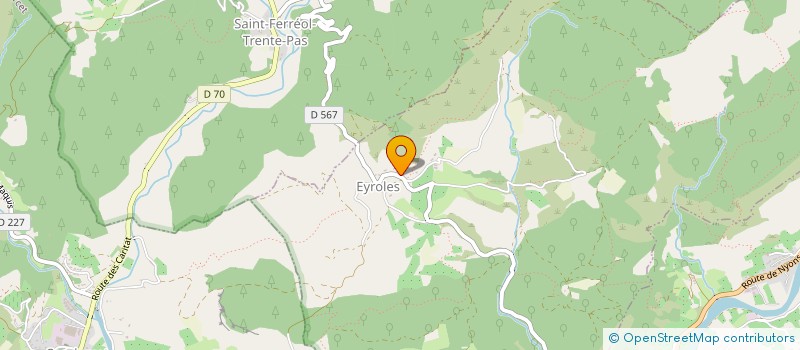 localisation de l'entreprise SCI DE L'AUCHE  EYROLES