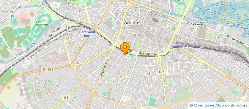 localisation de l'entreprise SCI DE L'AUGE à AMIENS