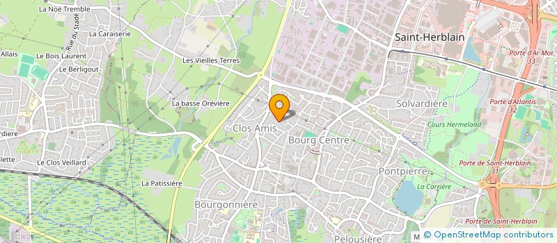 localisation de l'entreprise SCI DE L AUGHAM  SAINT-HERBLAIN