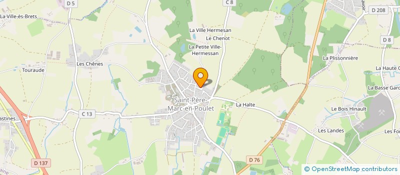 localisation de l'entreprise SCI DE L'AULNAIE  CHATEAUNEUF D'ILLE ET VILAINE