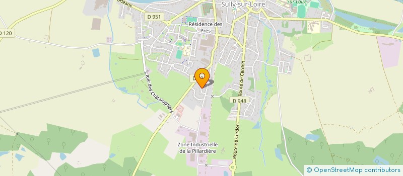 localisation de l'entreprise SCI DE L AULNE à SULLY-SUR-LOIRE