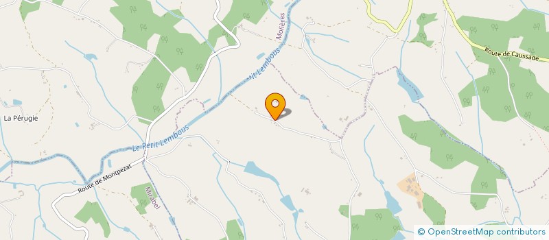 localisation de l'entreprise SCI DE L'AULNE  SAINT-VINCENT-D'AUTEJAC