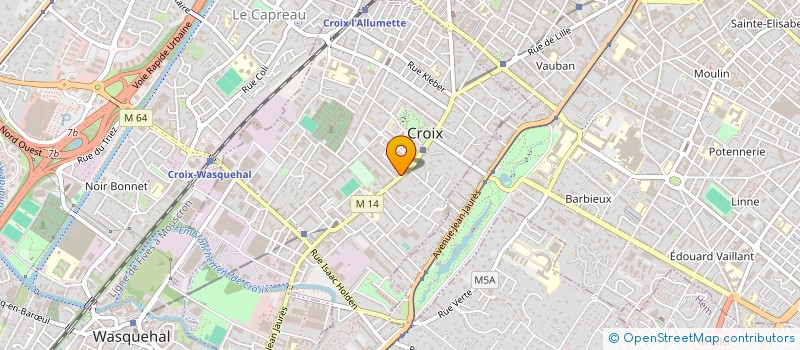localisation de l'entreprise SCI DE L AULNE BLANC à CROIX