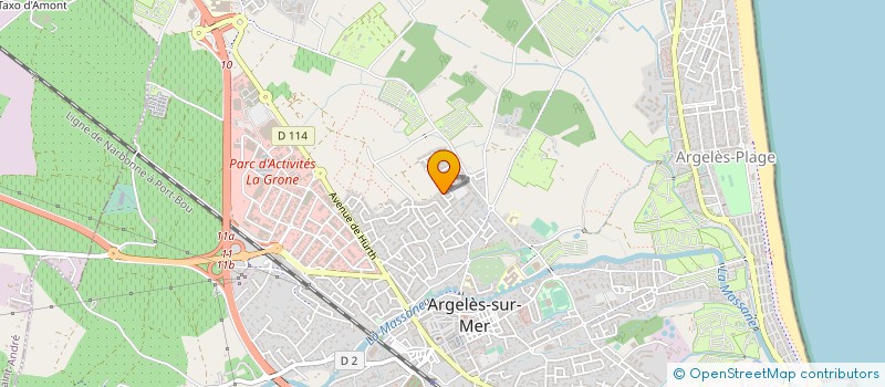 localisation de l'entreprise SCI DE L AULNOYE à ARGELES-SUR-MER