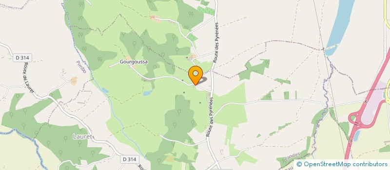 localisation de l'entreprise SCI DE L'AULOUZE  LAURET