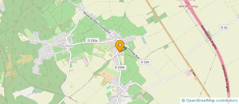 localisation de l'entreprise SCI DE L'AUME  THIL