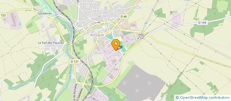 localisation de l'entreprise SCI DE L'AUMONERIE AIRVAUDAISE  AIRVAULT