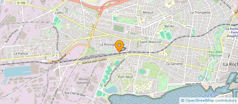 localisation de l'entreprise SCI DE L'AUNIS ET DE LA MER  LA ROCHELLE