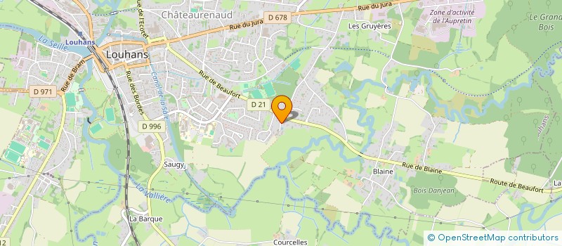 localisation de l'entreprise SCI DE L AUPRETIN à LOUHANS