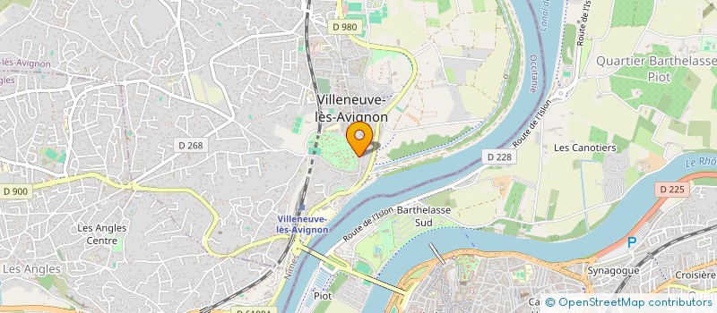 localisation de l'entreprise SCI DE L AURA  VILLENEUVE-LES-AVIGNON