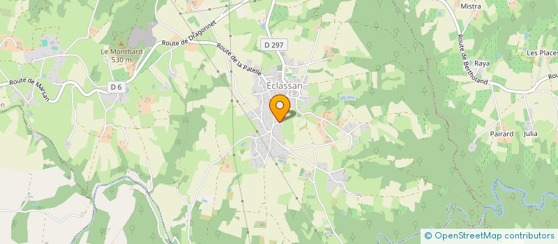 localisation de l'entreprise SCI DE L'AURORE  ECLASSAN