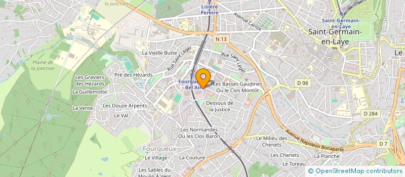 localisation de l'entreprise SCI DE L'AURORE  SAINT-GERMAIN-EN-LAYE