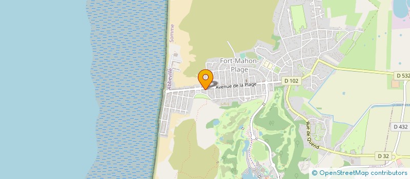 localisation de l'entreprise SCI DE L AUTHIE à FORT-MAHON-PLAGE