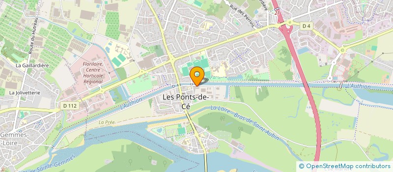 localisation de l'entreprise SCI DE L AUTHION  LES PONTS-DE-CE