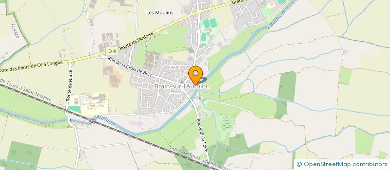 localisation de l'entreprise SCI DE L'AUTHION  LOIRE-AUTHION