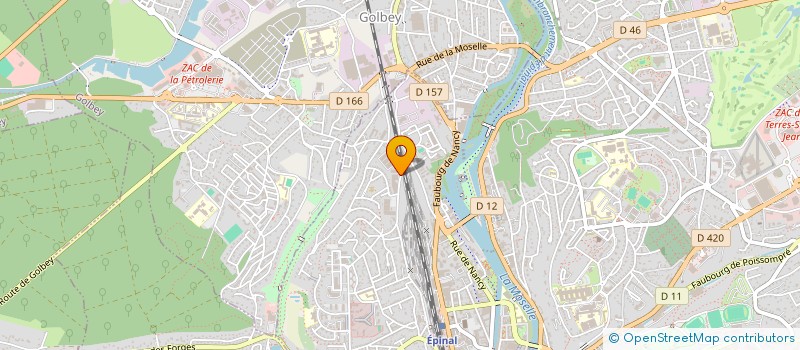 localisation de l'entreprise SCI DE L AUTO à EPINAL