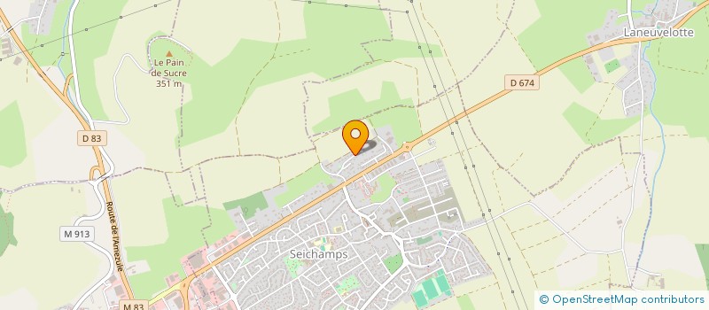 localisation de l'entreprise SCI DE L AUTOMOBILE  SEICHAMPS