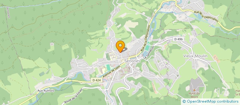 localisation de l'entreprise SCI DE L AUVIOT  SENONES