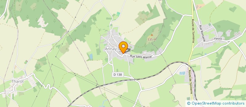 localisation de l'entreprise SCI DE L AVALLONNAIS  ANNAY-LA-COTE