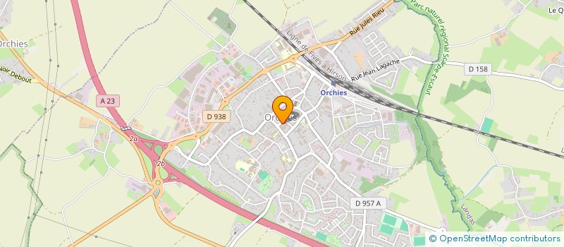 localisation de l'entreprise SCI DE L'AVANT  ORCHIES