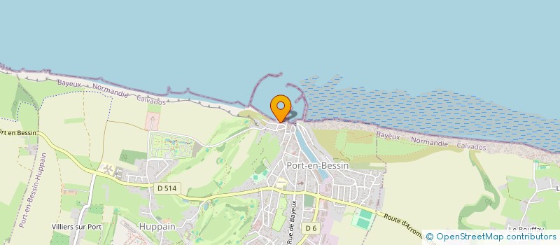 localisation de l'entreprise SCI DE L'AVANT PORT  PORT-EN-BESSIN-HUPPAIN