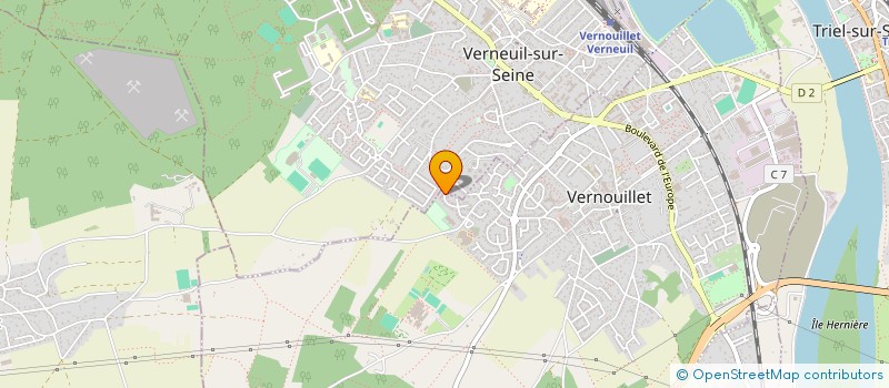 localisation de l'entreprise SCI DE L'AVEN  PLAISIR