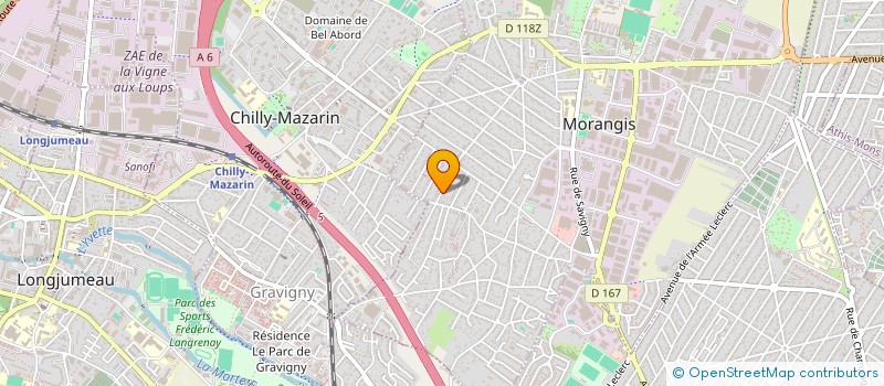 localisation de l'entreprise SCI DE L'AVENIR 31 à MORANGIS